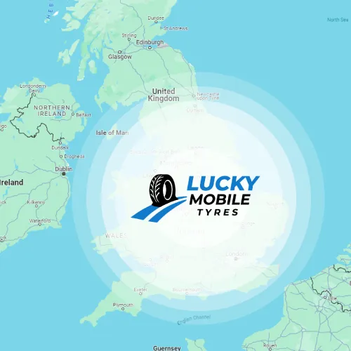 Lucky Mobile Tyres Coverage Zone Map