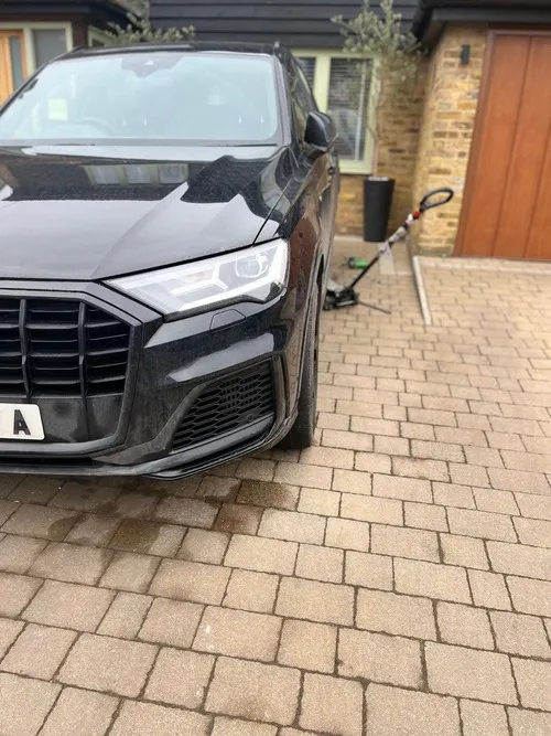Lucky Mobile Tyres technician doing a mobile tyre replacement on an Audi